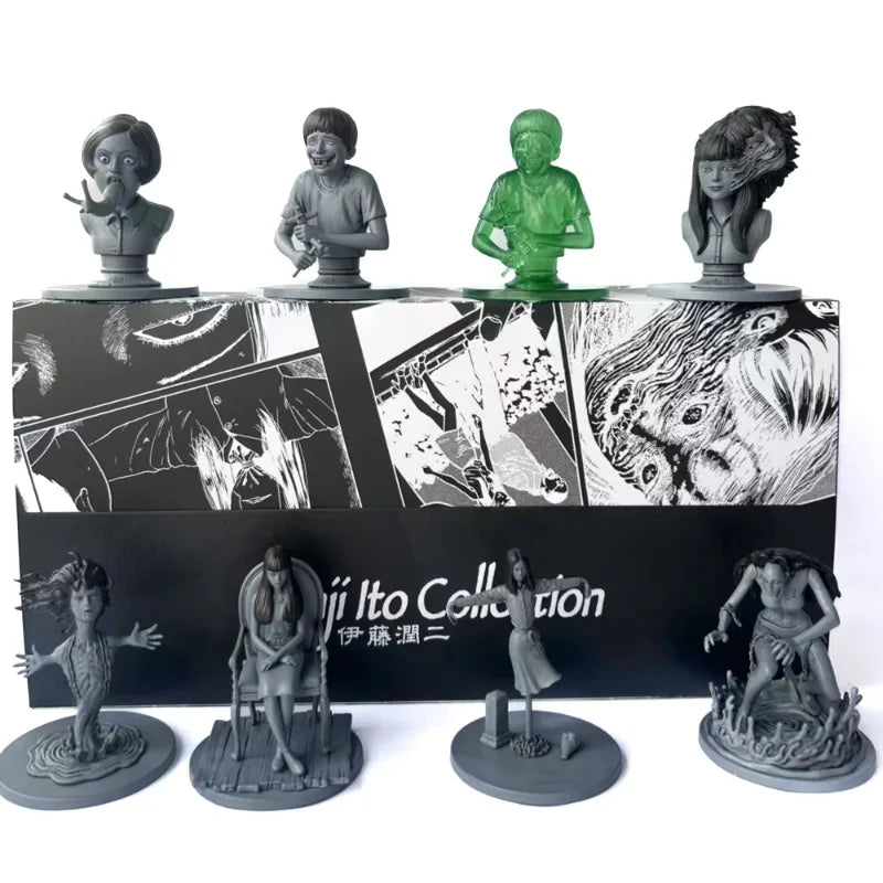 Junji Ito Curse Terror Horror Comic Blind Box Toys Tomie Slug Girl Doll Gifts Toys Collect Ornaments Gifts