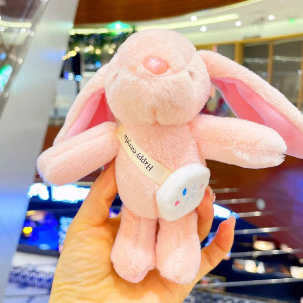 15cm Rabbit Fur Keychain Plush Bag & Car Charm