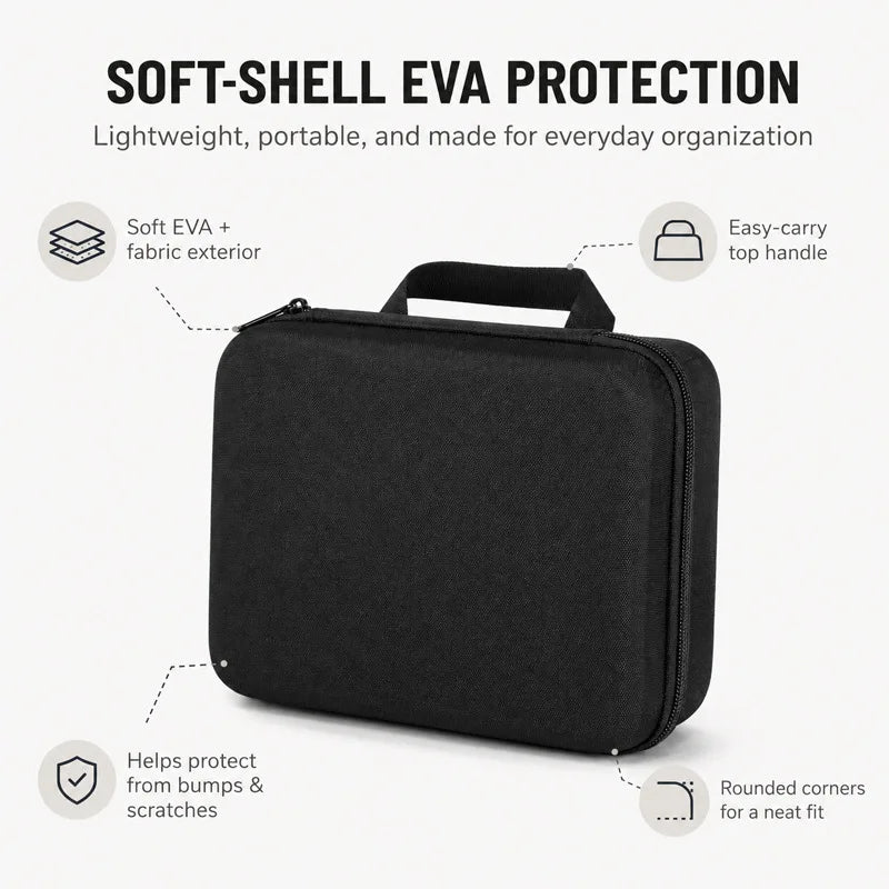 Hard EVA Storage Case Waterproof Zipper Protective Travel Organizer Bag