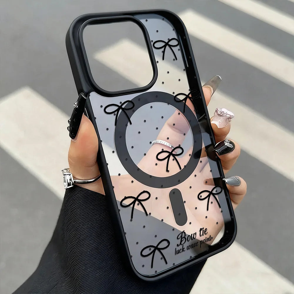 Leopard Print Phone Case For iPhone 17 Pro Case iPhone 16 15 13 12 11 14 18 Pro Max Matte Magsafe Magnetic Wireless Charge Cover