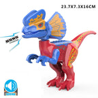 Jurassic Raptor Building Blocks Mini Dinosaur Construction Toy Set