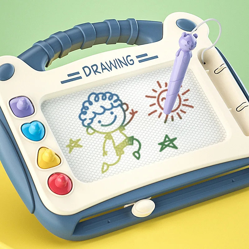 Cartoon Magnetic Drawing Board Montessori Writing Toy for Kids