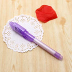 UV Invisible Ink Magic Pen with LED Black Light for Kids