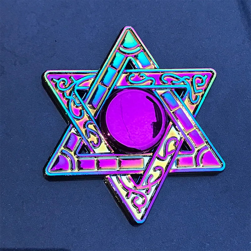 Rainbow Metal High-Speed Fidget Spinner