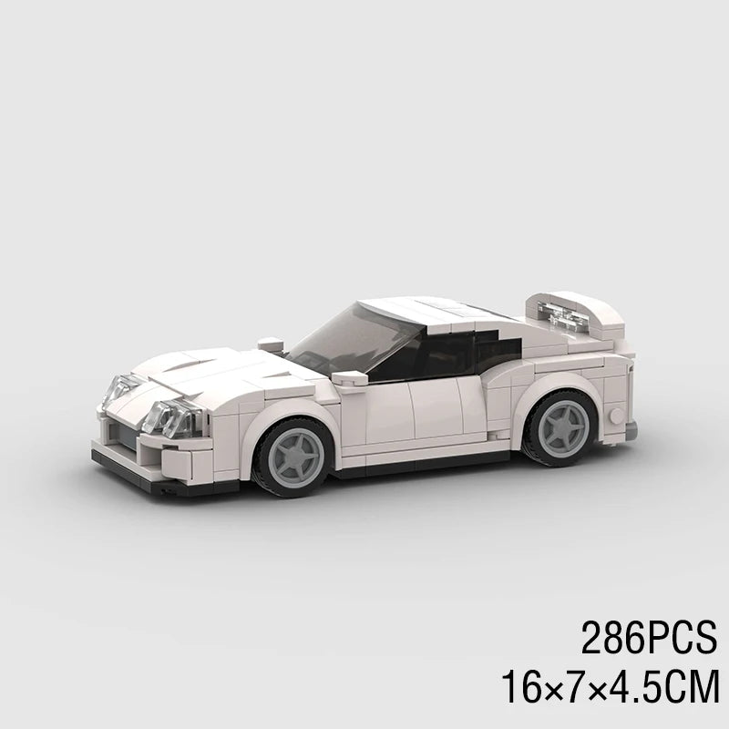 Supra Racing Car Building Blocks Vehicle Construction Toy Kit