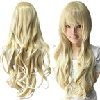 Synthetic Hair Pure White Lolita Long Cosplay Wig Curly Griffith Anime Wigs Halloween Inuyasha Costume Wig for Girl