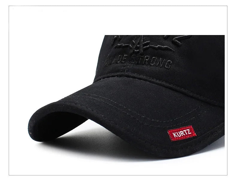 Korean Style Embroidery Baseball Cap for Outdoor Sun Protection