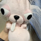 Funny Chihuahua Plush Keychain Cute Puppy Bag Charm Gift Toy