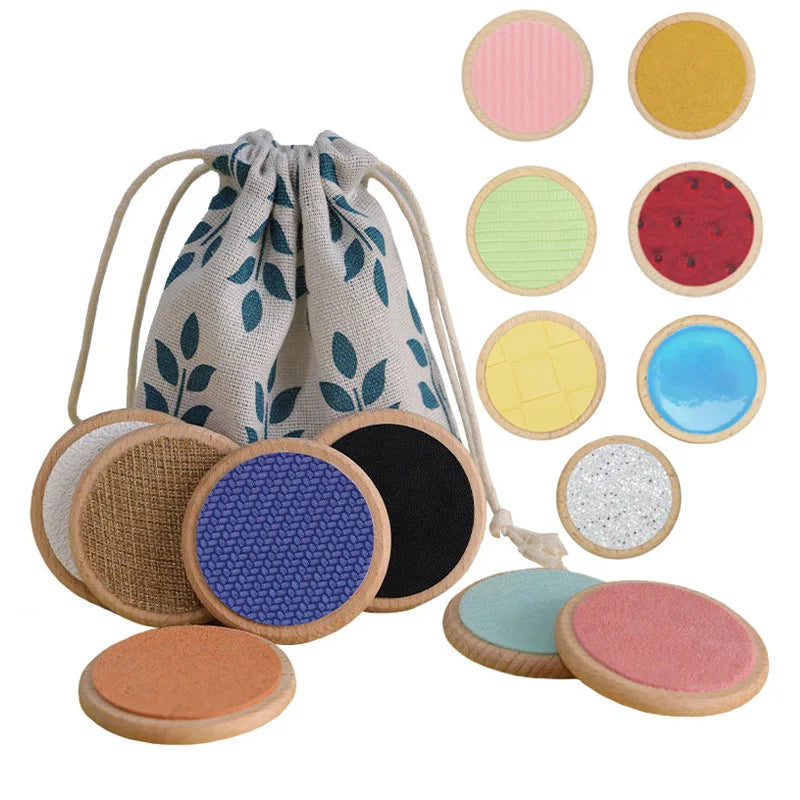 Montessori Tactile Board Matching Game Sensory Learning Toy for Kids