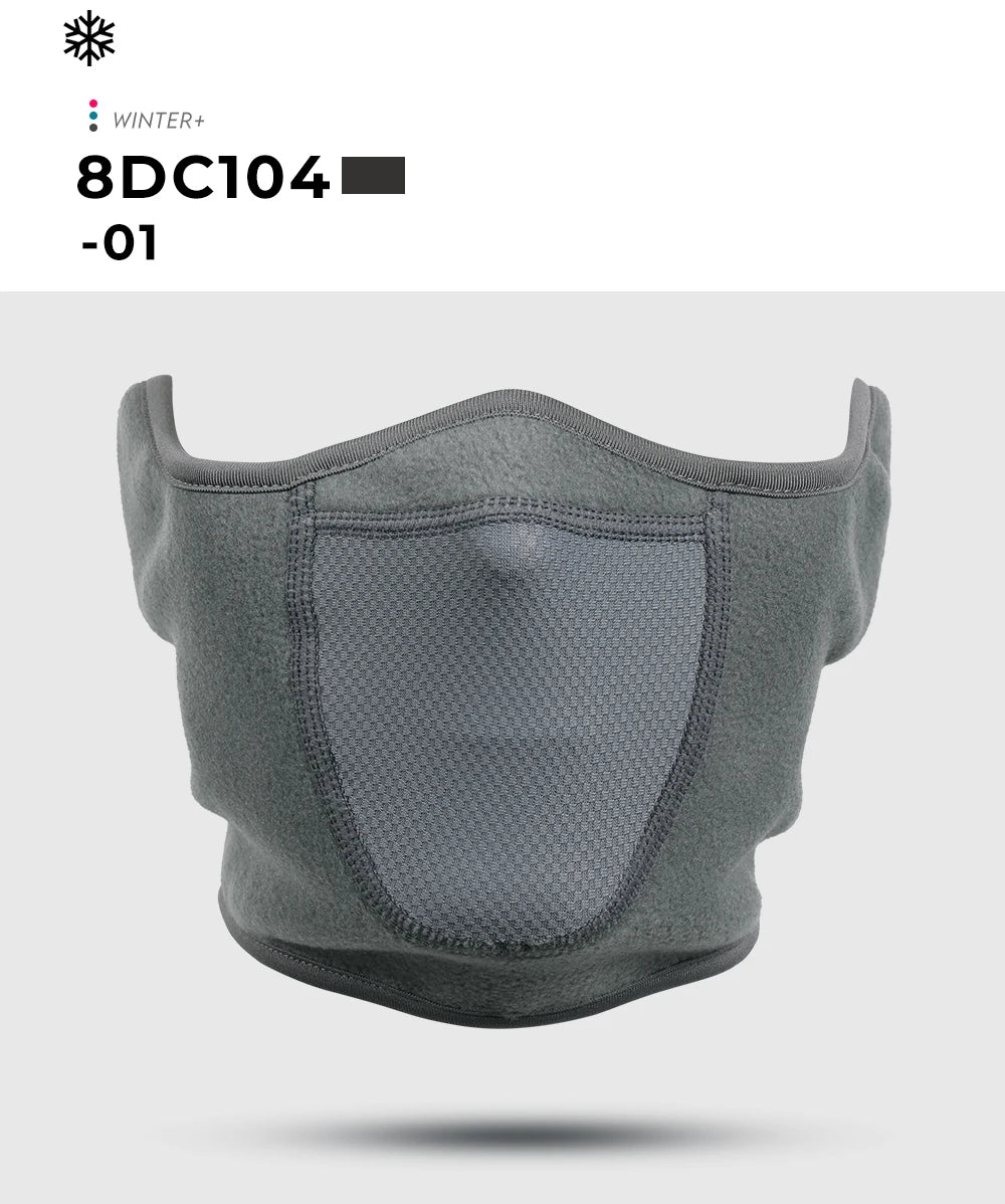 Outdoor face mask, cycling antifreeze head cover, winter skiing face protection, warm ear mask, fleece windproof face mask