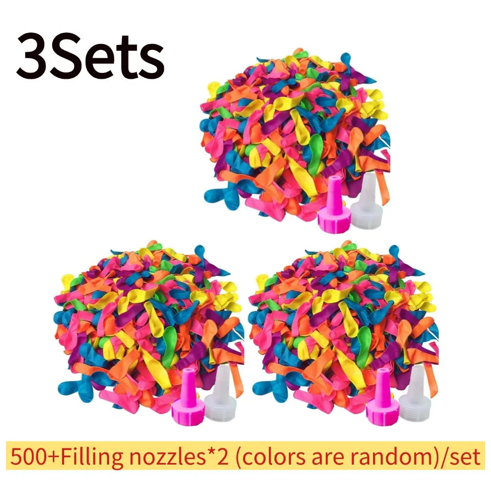 500pcs/lot Water Balloons Balloon Filling Latex Balloons Games Party Balloons Circus Waterballoon Outdoor Game Toys for Children