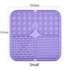 Pet Dog Cat Licking Pad Licking Pad Anti Choking Slow Food Utensils Slow Food Bowl Licking Plate Pet Cat Yogurt Meal Mat