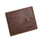 Slim Men Wallets New Short Zipper Card Holder Photo Holder Male Purse Simple Coin Pocket High Quality PU Leather Men's Wallet
