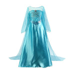 Elsa Anna Kid Princess Girls Dress Rapunzal  Kids Cosplay Halloween Vestidos Children Costume Birthday Party Dress