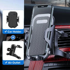 3-in-1 Universal Car Phone Mount Holder CradleDashboard Windshield Air Vent Suction Cup Holder for iPhone andAndroid Smartphones