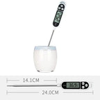 Digital Kitchen Thermometer – LCD Food Temperature Measuring Tool for Meat, Baking & BBQ