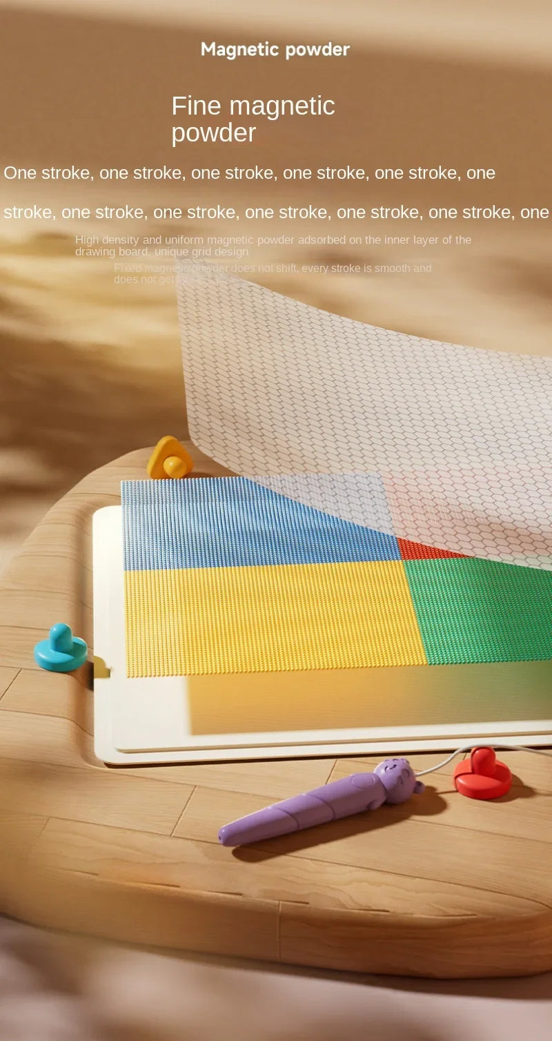 Cartoon Magnetic Drawing Board Montessori Writing Toy for Kids