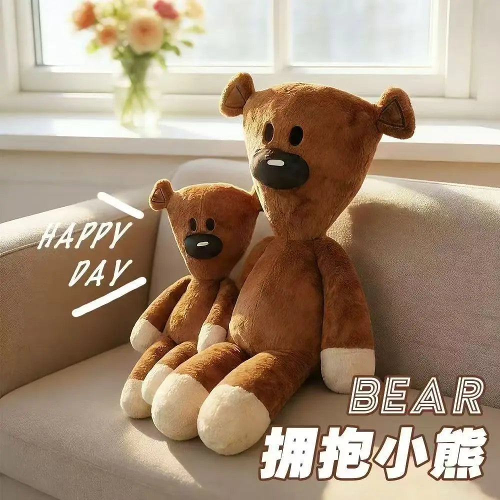 30/50/60/80/110cm Mr Bean Teddy Bear Plush Toy Cute Soft Stuffed Animal Home Sofa Decor Accompany sleep Doll Girls Birthday Gift