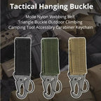 2PCS Tactical MOLLE Hanging Buckle Carabiner Clips for Outdoor Gear