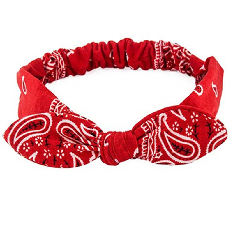 Boho Cross Knot Elastic Headband for Women