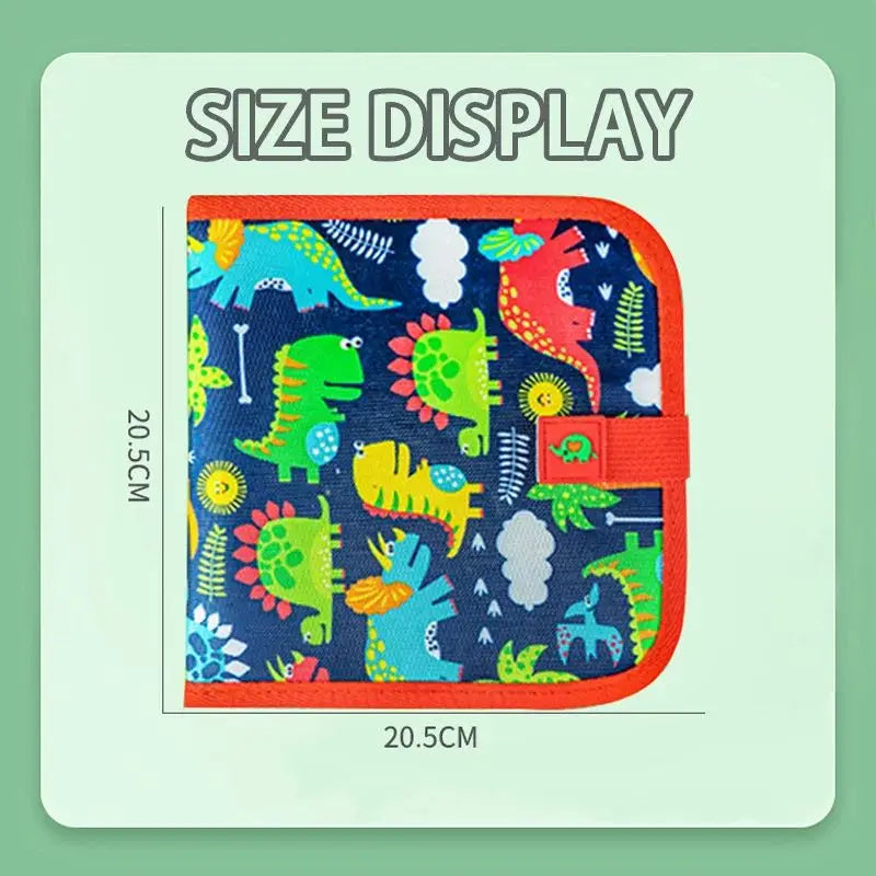 Erasable Reusable Doodle Book Drawing Pad with 12 Watercolor Pens