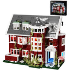 American Horror Story House Building Blocks Set with LED Light,Halloween Haunted House, Ideals Gift for Boys Girls(1171 PCS)