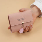Trifold Clutch Coin Purse, Minimalist Credit Card Holder, Women's Casual Wallet