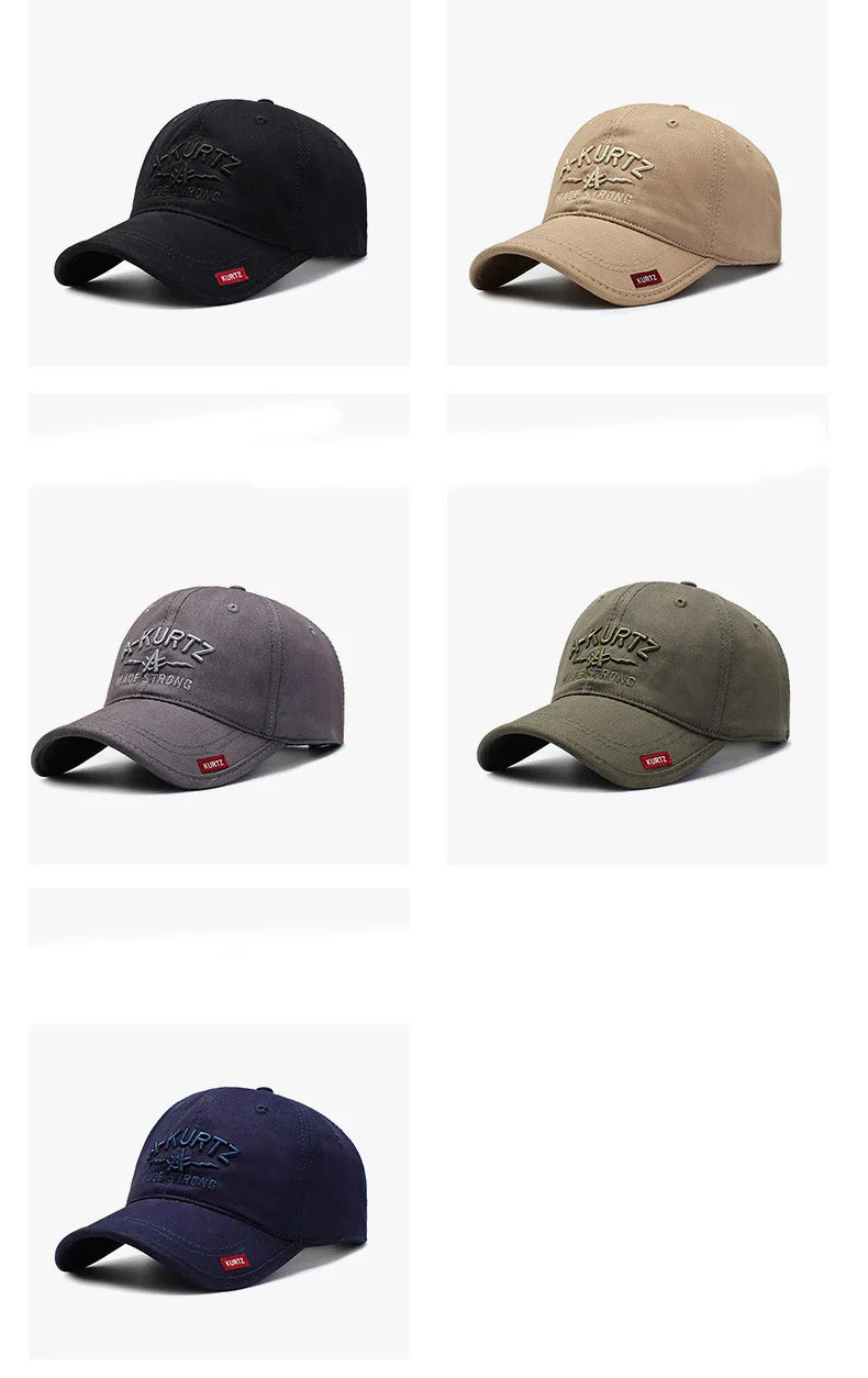 Korean Style Embroidery Baseball Cap for Outdoor Sun Protection