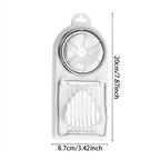 2-in-1 Stainless Steel Egg Cutter – Multi Function Egg Slicer