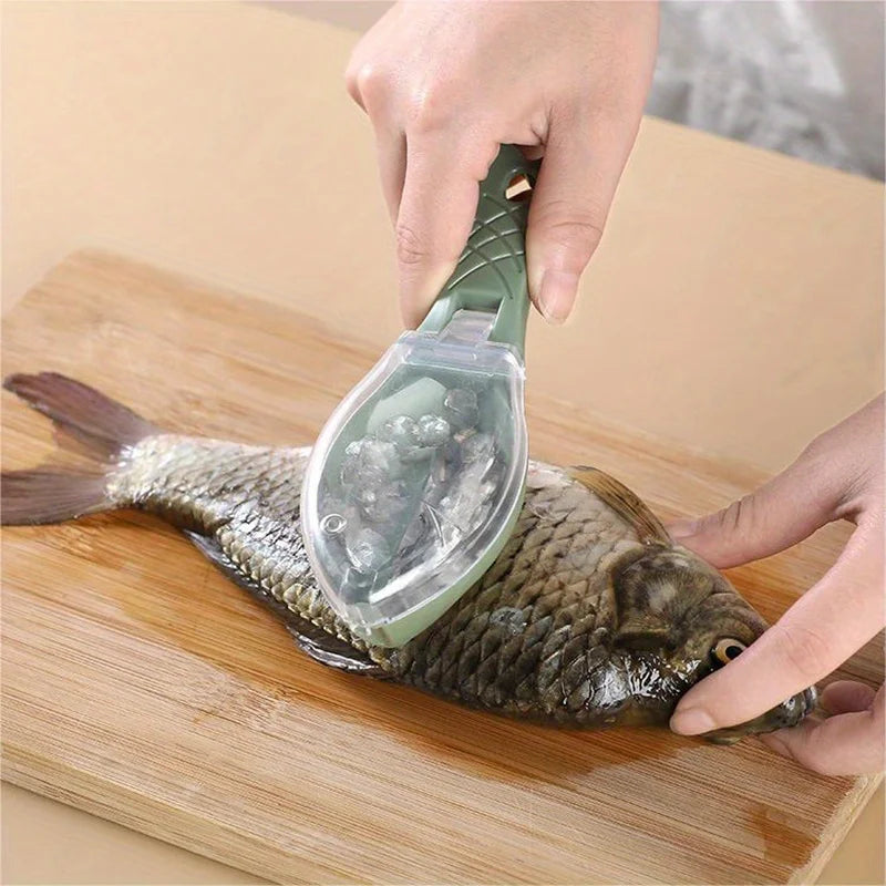 Plastic Fish Scale Removal Tool for Easy Fish Cleaning and Preparation