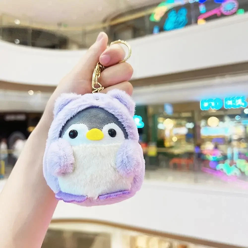 Cute Penguin Plush Keychain Bag Charm for Girls and Kids Gift