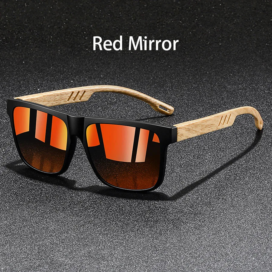 Vintage Square Polarized UV400 Sunglasses for Men & Women