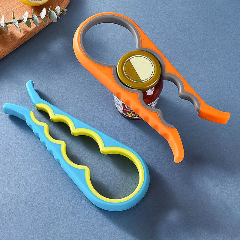4-in-1 Jar Opener – Multi Function Lid, Bottle & Can Opener