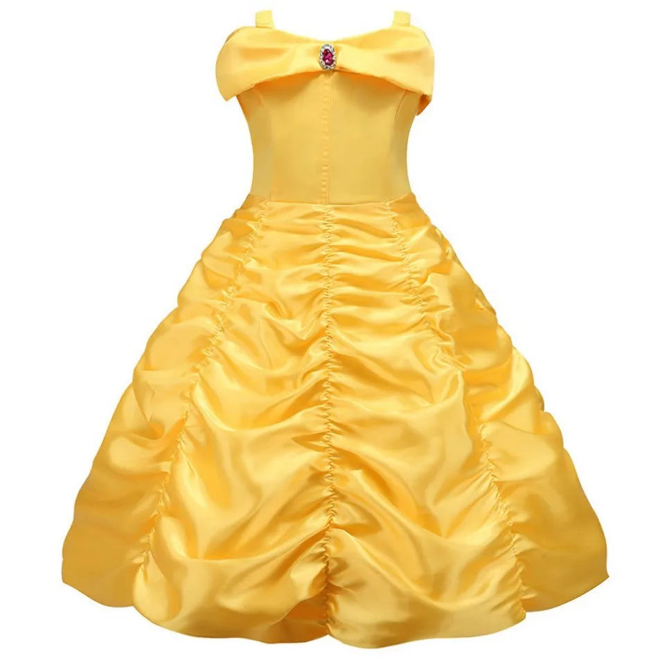 Kids Princess Costume Dress for Girls Cosplay Parties