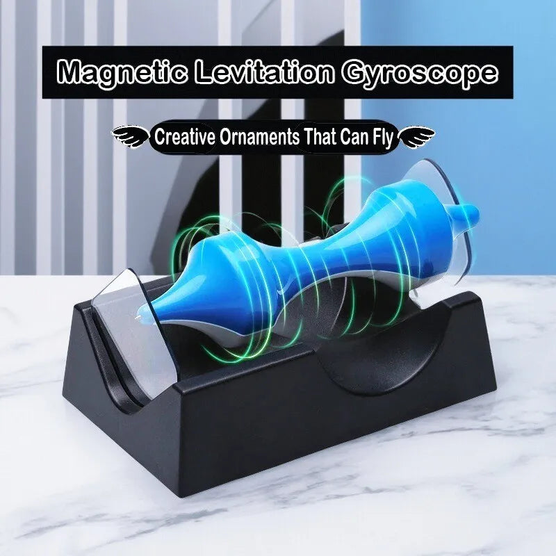 Battery Free Magnetic Levitation Rotating Roller Science Desk Toy
