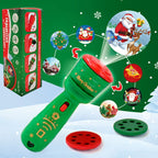 Kids Projector Flashlight Toy  Cognitive Lighting Cartoon Xmas Pattern Fun Projector Children Boy Girl Gift