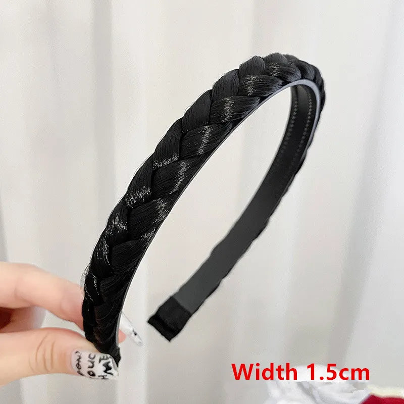 Synthetic Braided Headband for Women
