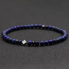 2026 Men Bracelet Small Stone 4mm Braclet Natural Hematite Cross Braslet Rice Bead Brazalete Homme Boyfriend Gift Pulsera Hombre
