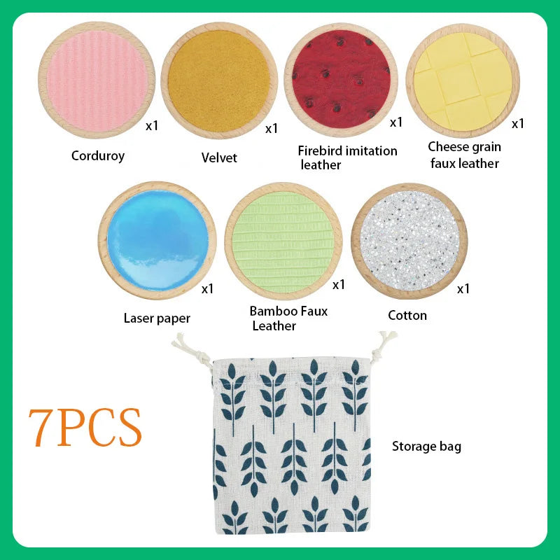 Montessori Tactile Board Matching Game Sensory Learning Toy for Kids
