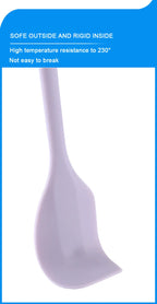 Heat Resistant Silicone Spatula – Non Stick Cream & Baking Tool
