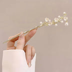 Elegant Chinese Style Floral Tassel Hair Stick for Women