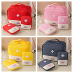 3PCS Portable Medical First Aid Kit Organizer Travel & Emergency Storage Bags