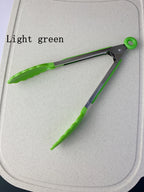 Anti-Slip Stainless Steel Cooking and Serving Tongs for Kitchen