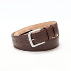 Security Zipper Hiding Cash Belts Pin Buckle Daily Travel PU Leather Anti Theft Waist Bag Men Women  Money Strap Belt