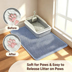 Cat Litter Mat Double Layer Pet Non Slip Big Pet Litter Box Filter MatWear Resistant Waterproof Anti-slip Cat Litter Mat