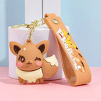 Eevee Plush Keychain Eeveelutions Bag Charm for Pokemon Fans