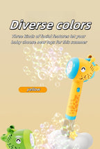 Cartoon Dinosaur & Giraffe Automatic Bubble Blowing Machine