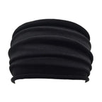 Boho Print Wide Knot Elastic Headband for Women