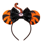 Mouse Ears Sequin Bow Cosplay Headband for Women & Adults