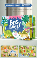 Montessori Busy Book for Kids Interactive Learning Activity Book